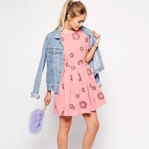 Nishe , Novelty Donut Embroidered Felt dress